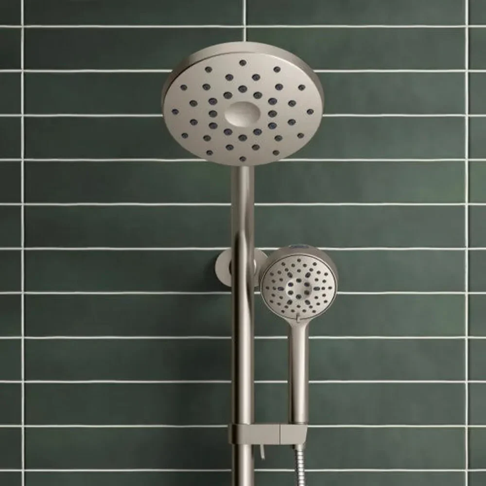 Kohler HydroRail 3-in-1 Multifunction Showerhead Kit Brushed Nickel Open Box